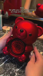 Promise Heart Teddy – Infinity Necklace Gift Box