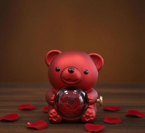 Promise Heart Teddy – Infinity Necklace Gift Box